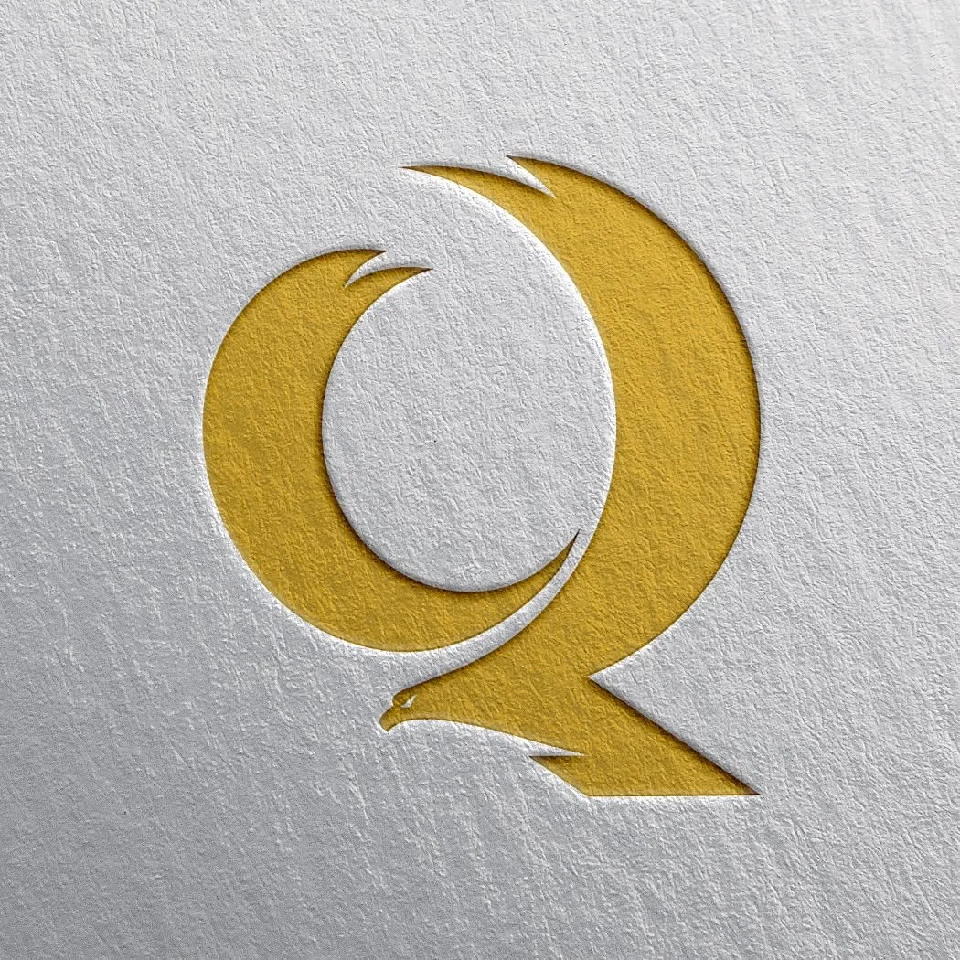 Q and Eagle Logo
